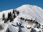 Extreme slopes at Schneiderkogel