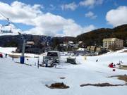 View of the accommodations in the Village Bowl