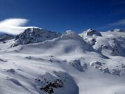 Freeride slopes in the Weißsee Gletscherwelt ski area