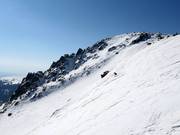 Black slope Laleto 2 and off-piste powder slopes