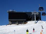 Photovoltaic system at the mountain station of the Stuanmandlbahn