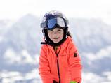 High-altitude winter hiking trail