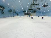 Red run in the upper area