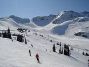 The slopes at Whistler Mountain