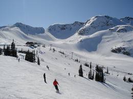 Ski resort Whistler Blackcomb