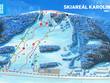 Trail map of the ski resort Karolinka