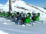 Snow cannons on standby