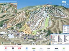 Trail map Mount Snow