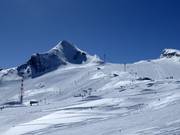 View of the ski resort on the Kitzsteinhorn