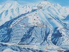 Trail map Pian delle Betulle – Margno