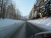 Mountain road to Brandnertal