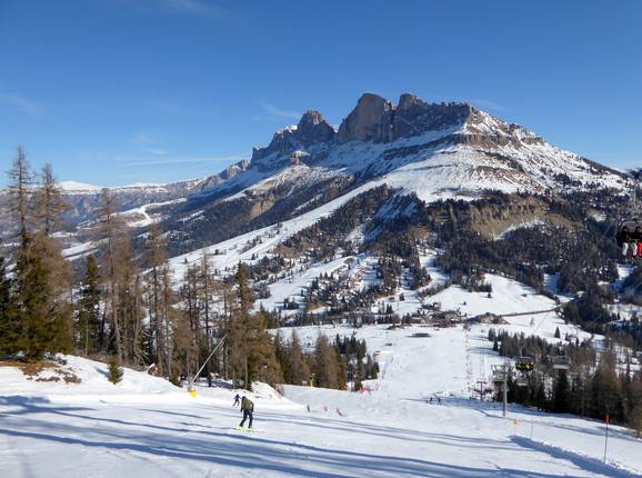 View from the Karer Pass to the Rotwand