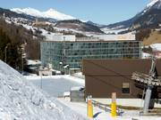 Hotel Cube at the valley station