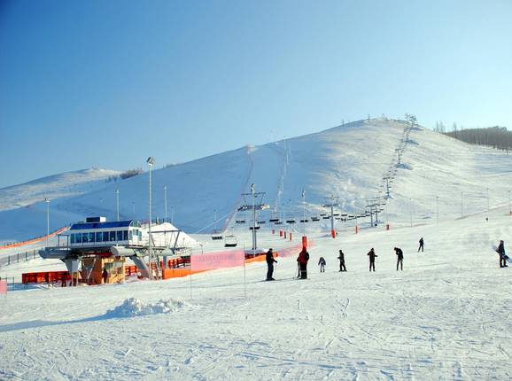 View of the slopes at Sky Resort