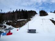 View of the Olympiaparken ski slope