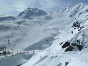 Slope at the Inversens chairlift
