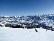 Panorama at Bald Mountain in Sun Valley