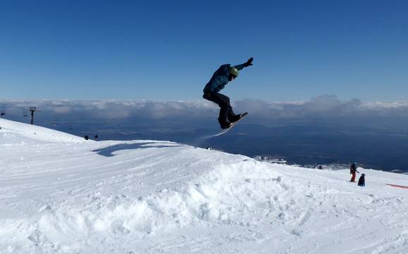 Snow parks Manawatu-Wanganui – Snow park Tūroa – Mt. Ruapehu