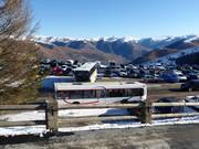Ski bus in Les Agudes