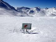 Wildlife protection zones in the ski area