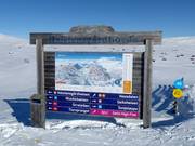 Slope map at the mountain station