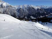 Difficult slope Ladurns IV