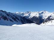 View from the highest point over the Klausberg ski area