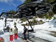 Assistance at the chairlift