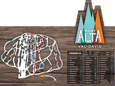 Trail map Mont Alta