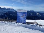 Signage in the Plose ski area