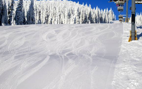 Slope preparation Interior Plateau – Slope preparation Sun Peaks