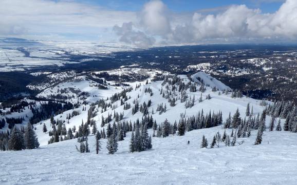 Teton Range: size of the ski resorts – Size Grand Targhee