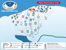 Trail map Cherkassy – Vodyaniki