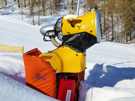 Snow reliability Mercantour – Snow reliability Auron (Saint-Etienne-de-Tinée)