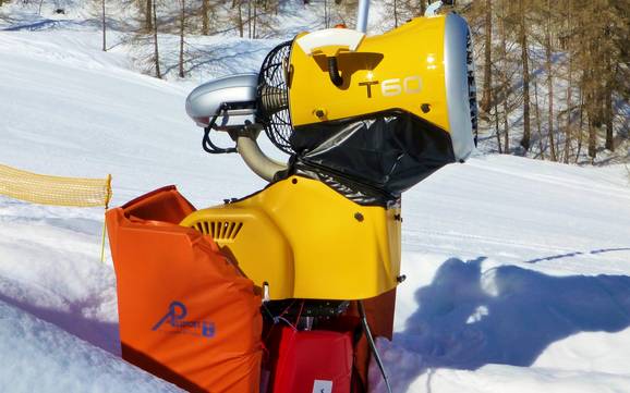 Snow reliability Vallée de la Tinée – Snow reliability Auron (Saint-Etienne-de-Tinée)