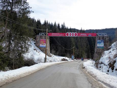Republika Srpska: access to ski resorts and parking at ski resorts – Access, Parking Ravna Planina