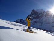 High-performance snow cannon in the First ski area