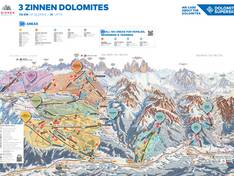 Trail map Padola – Ski Area Comelico