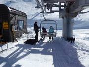 Assistance when boarding the chairlift