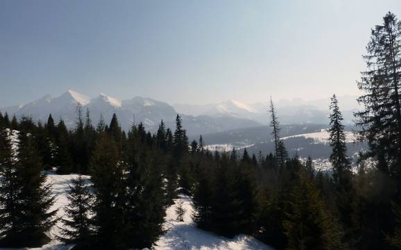 Skiing near Jurgów