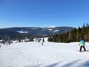 Malá Úpa ski resort with a view of Sněžka