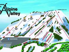 Trail map Alpine Valley – White Lake