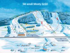 Trail map Mosty u Jablunkova
