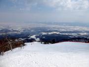 View from the mountain station of the Kitanomine gondola