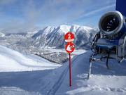 Clear slope marking