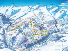 Trail map Obersaxen/Mundaun/Val Lumnezia
