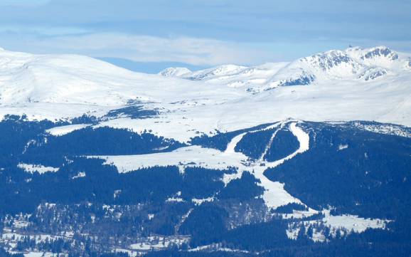 Skiing near Ritten (Renon)