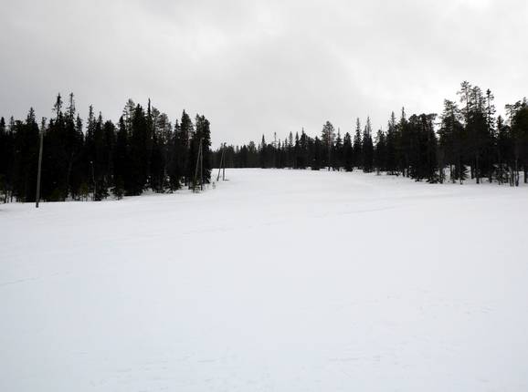 Ski slope in the Kirikeskus ski area