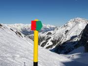 Clear slope marking