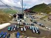 Stelvio National Park: access to ski resorts and parking at ski resorts – Access, Parking Passo dello Stelvio (Stelvio Pass)